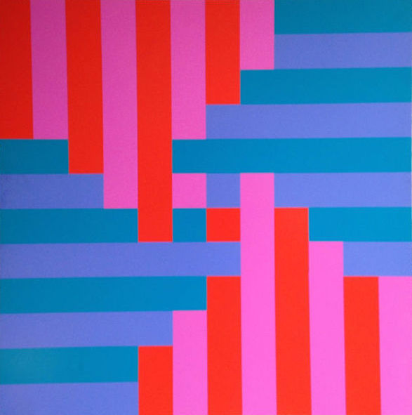 2x2 gleiche Farbgruppen, Richard Paul Lohse